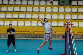 Training session of Iran Men’s National Volleyball team before participating in Intercontinental Qualification Tournaments for Tokyo 2020 Olympic Games, Tehran, Iran, August 4, 2019.