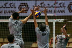 Training session of Iran Men’s National Volleyball team before participating in Intercontinental Qualification Tournaments for Tokyo 2020 Olympic Games, Tehran, Iran, August 4, 2019.