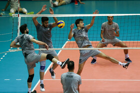 Training session of Iran Men’s National Volleyball team before participating in Intercontinental Qualification Tournaments for Tokyo 2020 Olympic Games, Tehran, Iran, August 4, 2019.