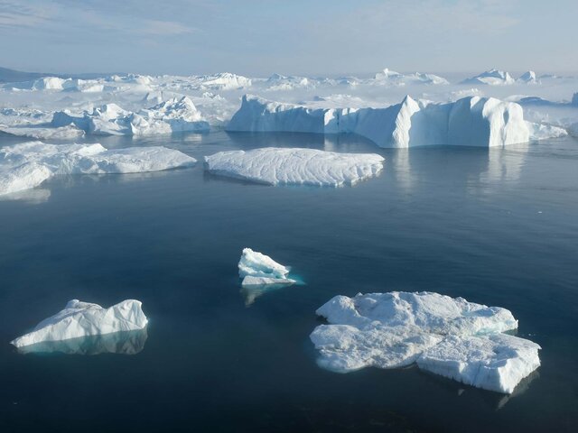 گرینلند یخ قطب ذوب شدن یخچال منجمد شمالی/ایندیپندنت
