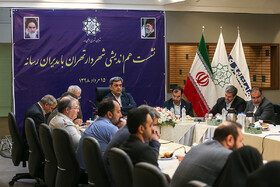 دوچرخه سواری شهردار تهران با اصحاب رسانه