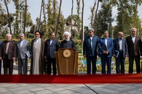 سخنرانی حجت‌الاسلام والمسلمین حسن روحانی، رییس جمهور به مناسبت روز خبرنگار در حاشیه جلسه امروز هیئت دولت