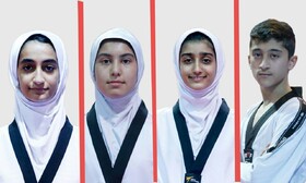 ۲ طلا و ۲ نقره تکواندوکاران نونهال ایران در سومین روز از رقابت‌های جهانی