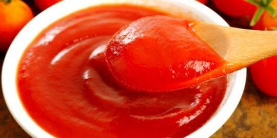 استفاده از شربت ذرت به‌جای شکر در کچاپ گوجه فرنگی