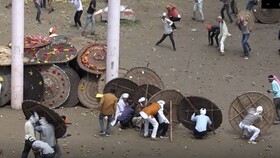 بیش از ۱۲۰ زخمی در جشنواره پرتاب سنگ در هند
