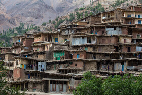 Sar Agha Seyed Village is seen in the photo, Chaharmahal and Bakhtiari, Iran, August 21, 2019.
The construction of this village is similar to Masuleh Village of Gilan Province in which houses have been built into the mountain and are interconnected.