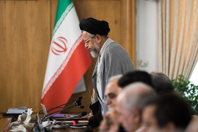 محمود علوی، وزیر اطلاعات در جلسه هیات دولت