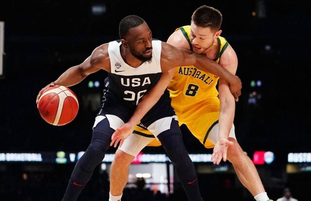 شکست عجیب تیم ملی بسکتبال آمریکا برابر استرالیا یک هفته پیش از جام جهانی
