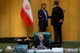 علی لاریجانی، رییس جلسه علنی امروز مجلس شورای اسلامی