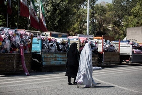 کشف کامیون‌های میلیاردی کالای قاچاق در تهران 