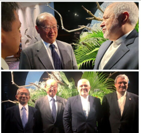دیدار دو عضو شورای تعاملات دوستی بین‌المللی ژاپن با «ظریف»