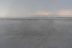 طوفان‌های نمکی - «دریاچه ارومیه»