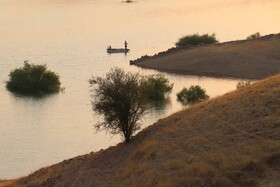 به زیر آب رفتن روستاهای "پرنوشته" و "تلخاب تاجدین" از توابع مسجدسلیمان بعد از آبگیری سد «گتوند»