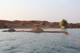 به زیر آب رفتن روستاهای "پرنوشته" و "تلخاب تاجدین" از توابع مسجدسلیمان بعد از آبگیری سد «گتوند»