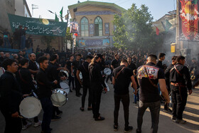 مراسم استقبال از محرم در روستان «کرمجگان» قم