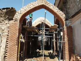 پیشرفت ۶۰ درصدی عملیات مرمت راسته پنیرفروشان بازار تاریخی ارومیه
