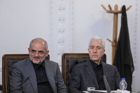 منصور غلامی و محسن حاجی میرزایی در جلسه شورای عالی انقلاب فرهنگی