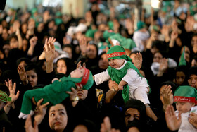 مراسم شیرخوارگان حسینی در همدان