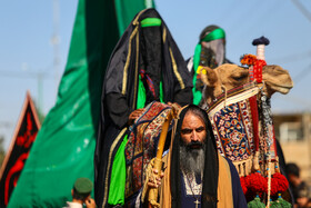 ورود نمادین کاروان امام حسین(ع) به دشت کربلا - خمینی شهر