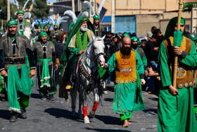 ورود نمادین کاروان امام حسین(ع) به دشت کربلا - خمینی شهر