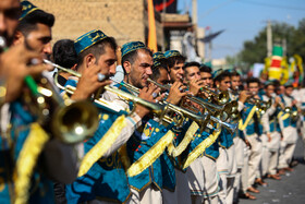 ورود نمادین کاروان امام حسین(ع) به دشت کربلا - خمینی شهر