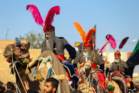 ورود نمادین کاروان امام حسین(ع) به دشت کربلا - خمینی شهر