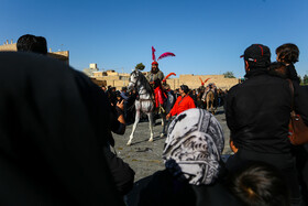 ورود نمادین کاروان امام حسین(ع) به دشت کربلا - خمینی شهر