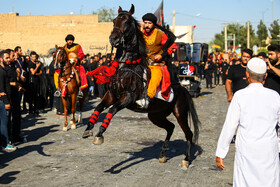 ورود نمادین کاروان امام حسین(ع) به دشت کربلا - خمینی شهر