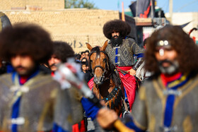 ورود نمادین کاروان امام حسین(ع) به دشت کربلا - خمینی شهر