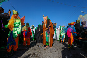 ورود نمادین کاروان امام حسین(ع) به دشت کربلا - خمینی شهر