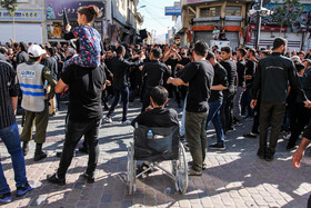 مراسم  عزاداری در حسینیه اعظم زنجان