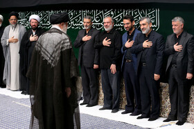 مراسم عزاداری شب تاسوعا با حضور مقام معظم رهبری