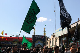 مراسم عزاداری در حسینیه اعظم زنجان