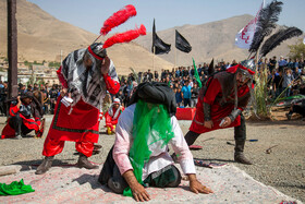 تعزیه خوانی در روستای تاریخی کندوله در کرمانشاه