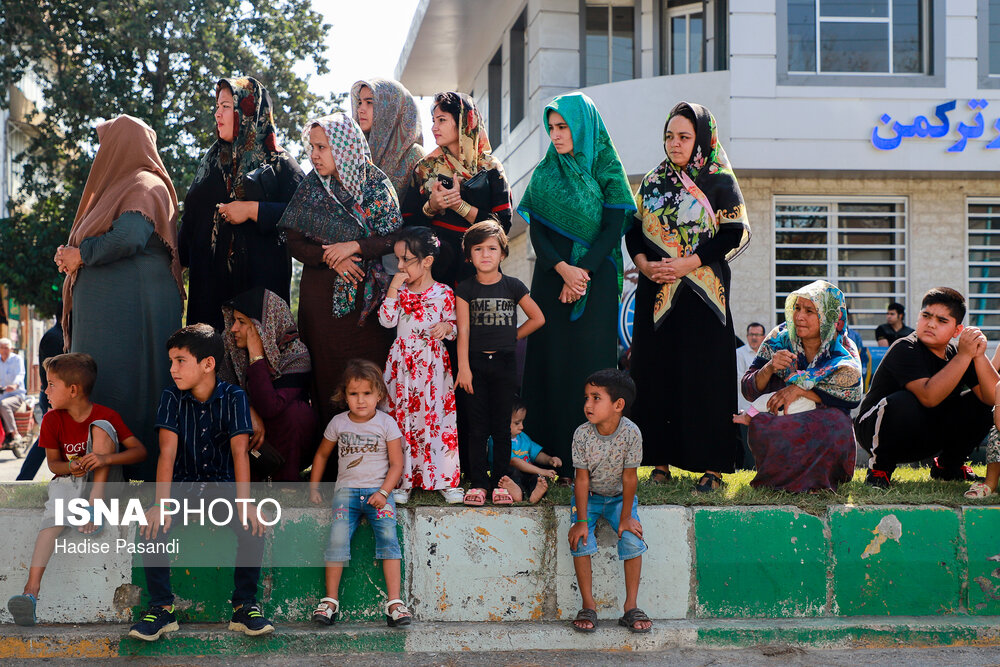 ایسنا - مراسم عزاداری روز عاشورا در روستای «خواجه نفس» - بندر ترکمن