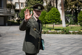 امیر حاتمی، وزیر دفاع و پشتیبانی نیروهای مسلح در حاشیه جلسه هیأت دولت