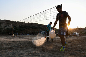 والیبال زمینهای خاکی «گنبد کاووس»