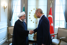 دیدار حسن روحانی با رجب طیب اردوغان رئیسجمهور ترکیه