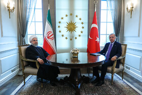 دیدار حسن روحانی با رجب طیب اردوغان رئیسجمهور ترکیه