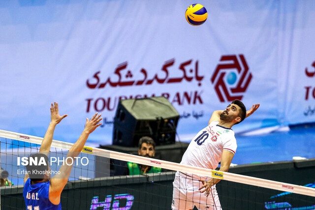 دیدار تیم‌های والیبال ایران و چین