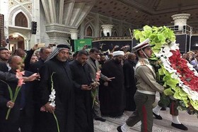 ادای احترام موکب داران عراقی به مقام شامخ بنیان‌گذار جمهوری اسلامی ایران