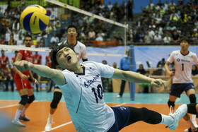 دیدار تیمهای والیبال ایران و کره جنوبی