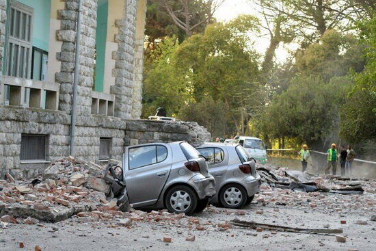 ۶۸ مصدوم در پی زلزله ۵.۶ ریشتری در آلبانی