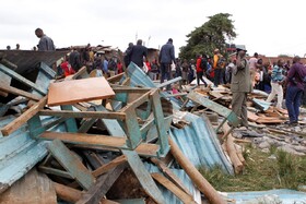 مرگ ۱۸ تن در حادثه ریزش ساختمان در غنا 