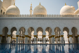 مسجد شیخ زاید در شهر ابوظبی +تصاویر