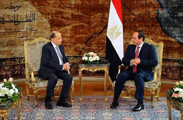 سیسی خواستار تداوم "امنیت و ثبات" در لبنان شد