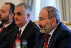 دیدار روحانی با نیکول پاشینیان نخست وزیر ارمنستان