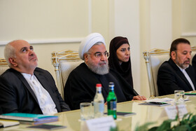دیدار روحانی با نیکول پاشینیان نخست وزیر ارمنستان