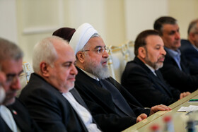 دیدار روحانی با نیکول پاشینیان نخست وزیر ارمنستان