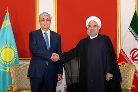 دیدار رییس جمهور قزاقستان با حسن روحانی